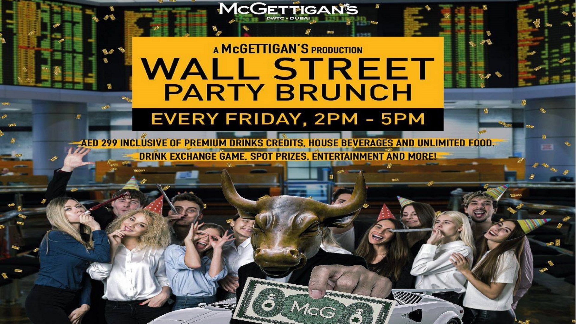 Wall Street Exchange Party Brunch Launches on January 8th